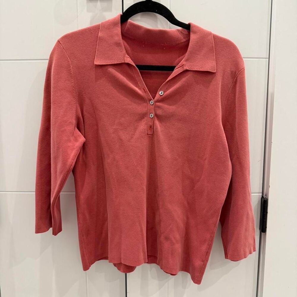 Unbranded Women's Pink and Orange Polo-shirts